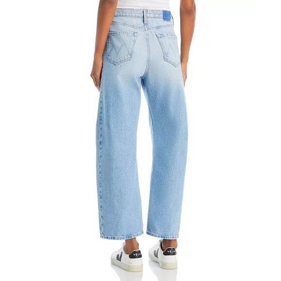 MOTHER The Half Pipe High Rise Ankle Wide Leg Barrel Jeans Blue  29 $258 - Picture 11 of 11